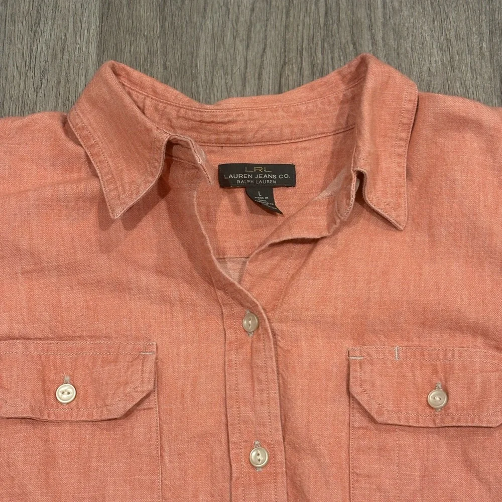 Ralph Lauren women’s Casual Shirt - Coral - Picture 3 of 8